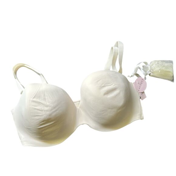 Cacique Multi Way Boost Bra Beige 40DDD Convertible Strapless Wear Three Ways - Picture 1 of 6